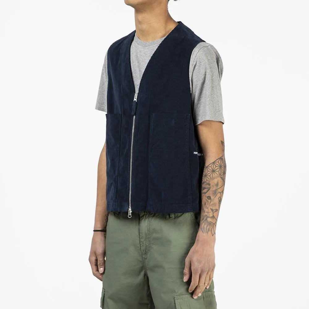 Pop Trading Company Wizard Vest / Navy