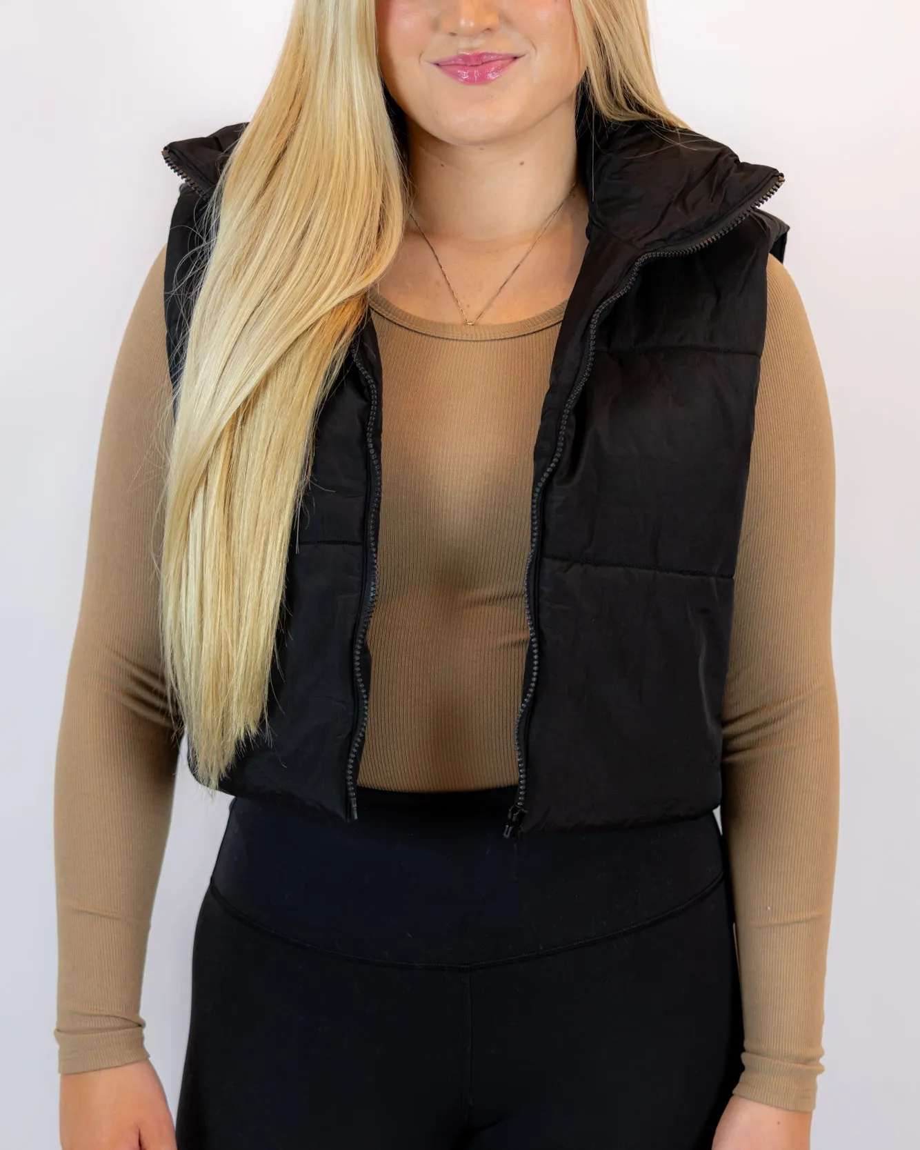 Shelby Puffer Vest | Black