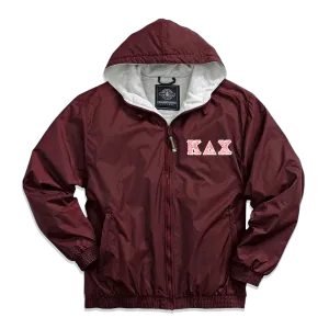Sorority Fleece-Lined Full-Zip Jacket w/ Hood - Charles River 9921 - TWILL