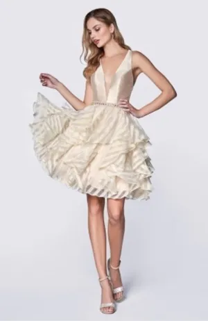 The Miranda Organza Short Dress