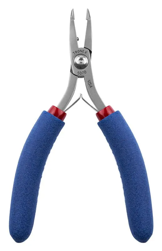 Tronex 5070 Slim Small Long Relieved Head Razor-Flush Carbon Steel Tip Cutter, 5.10" OAL