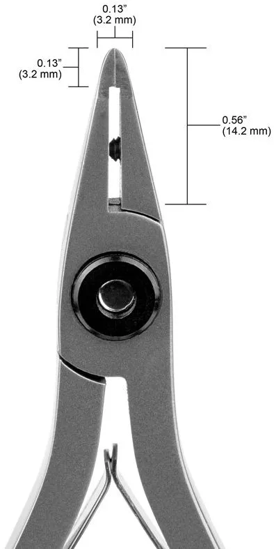 Tronex 5071 SMT Sub-Mini Small Razor-Flush Carbon Steel Fine Tip Cutter with Longer Standard Handles, 4.7" OAL