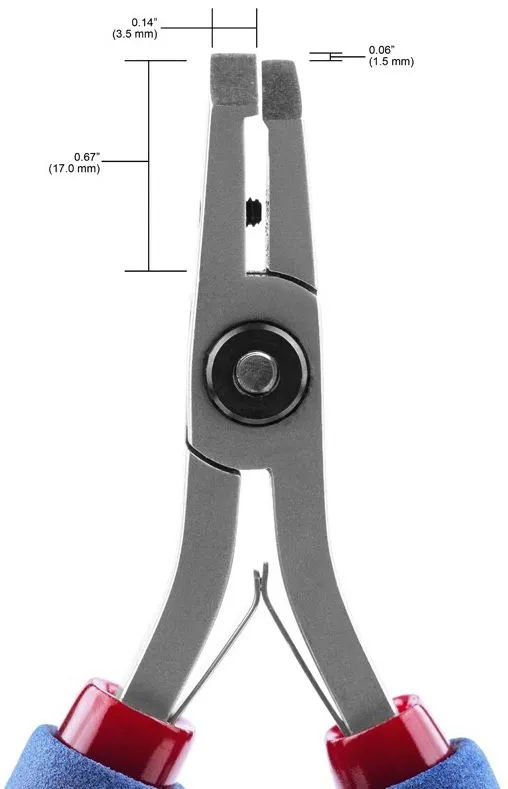Tronex 7035 45° Head Flush Carbon Steel 1.5mm Stand-Off Cutter with Ergonomic Handles, 5.8" OAL