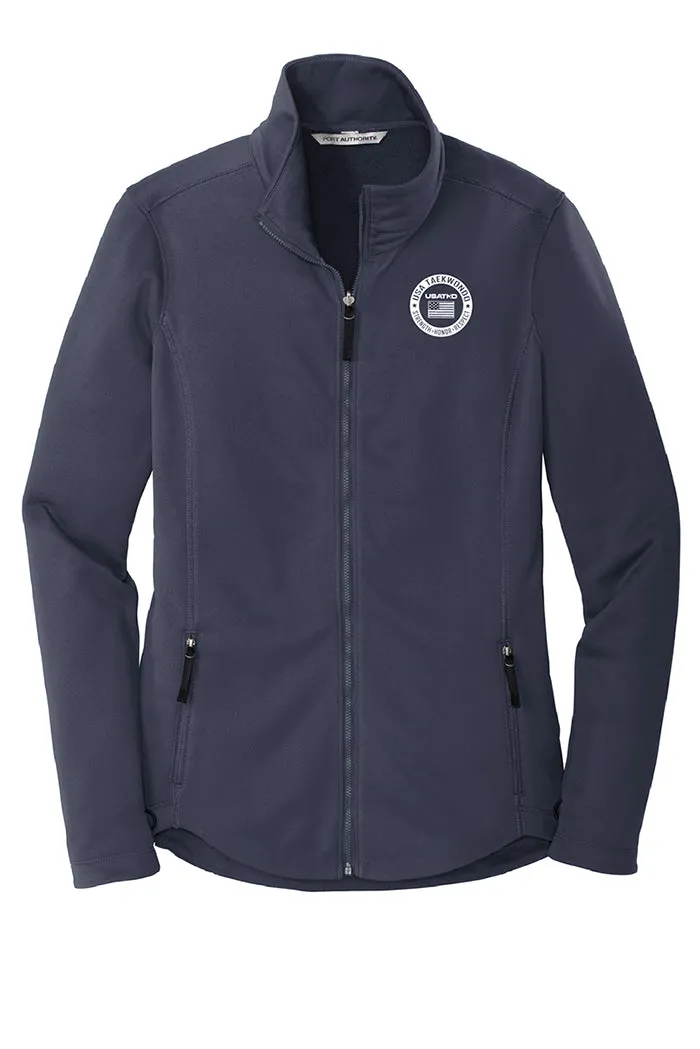 USATKD Ladies Flag Smooth Fleece Jacket