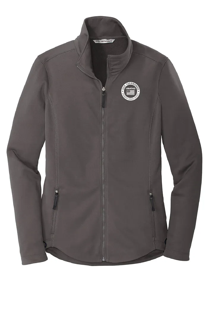 USATKD Ladies Flag Smooth Fleece Jacket