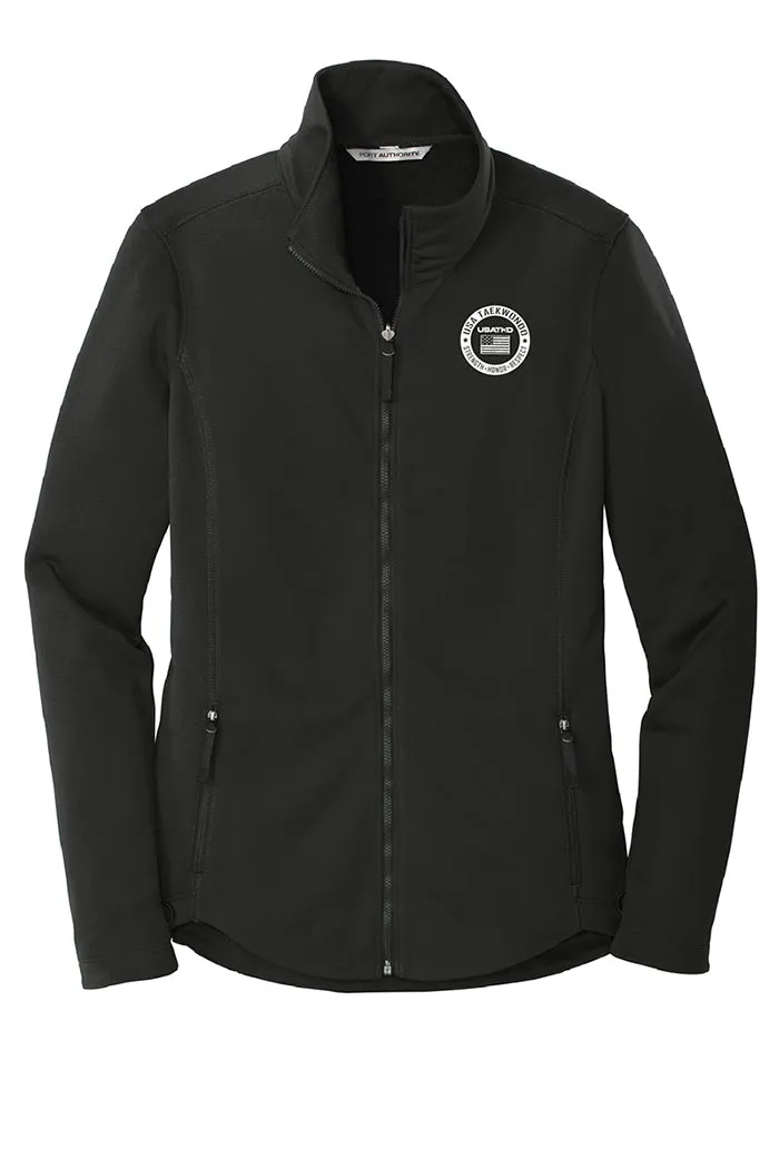 USATKD Ladies Flag Smooth Fleece Jacket