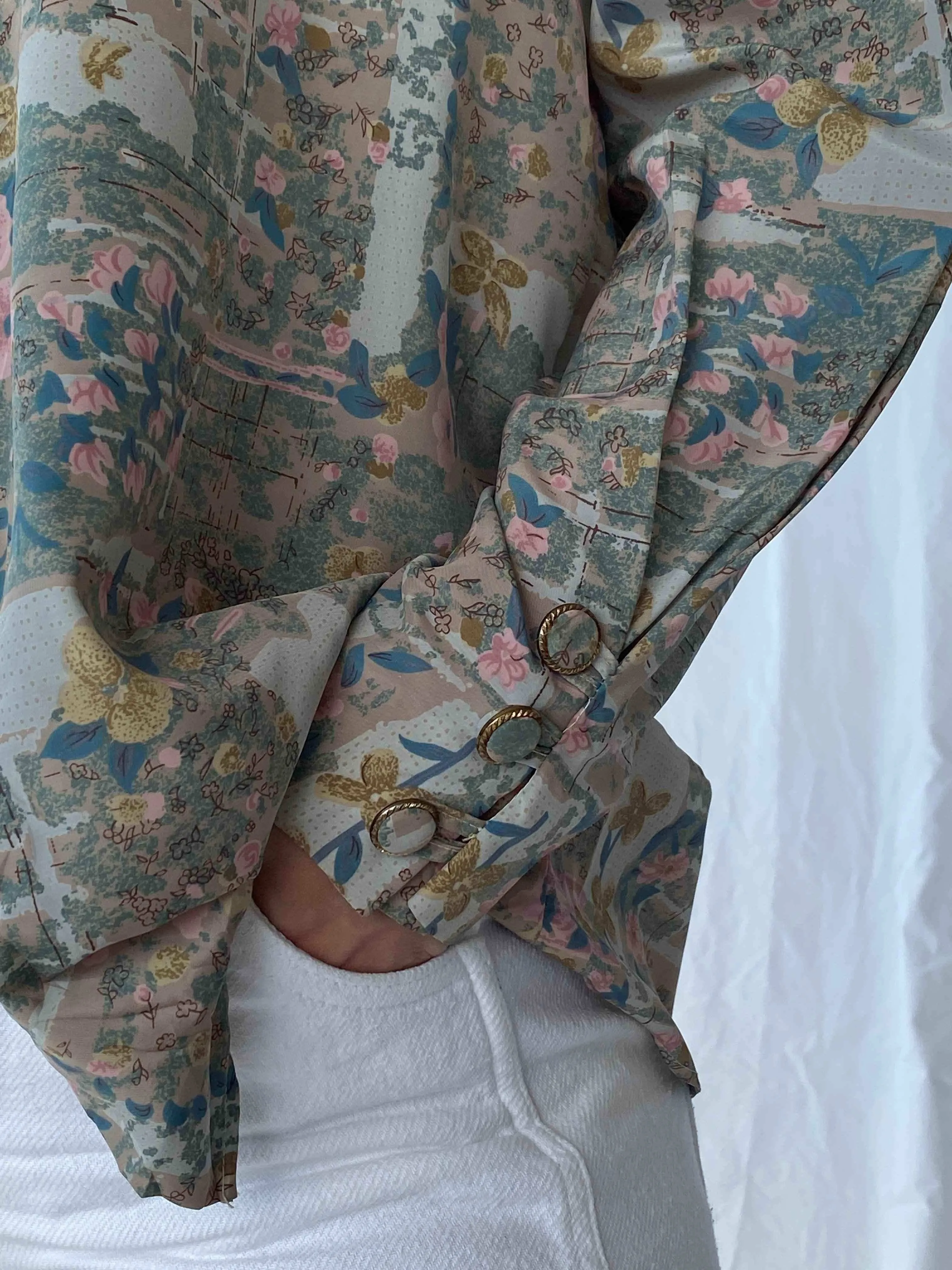 Vintage Handmade Printed Shirt