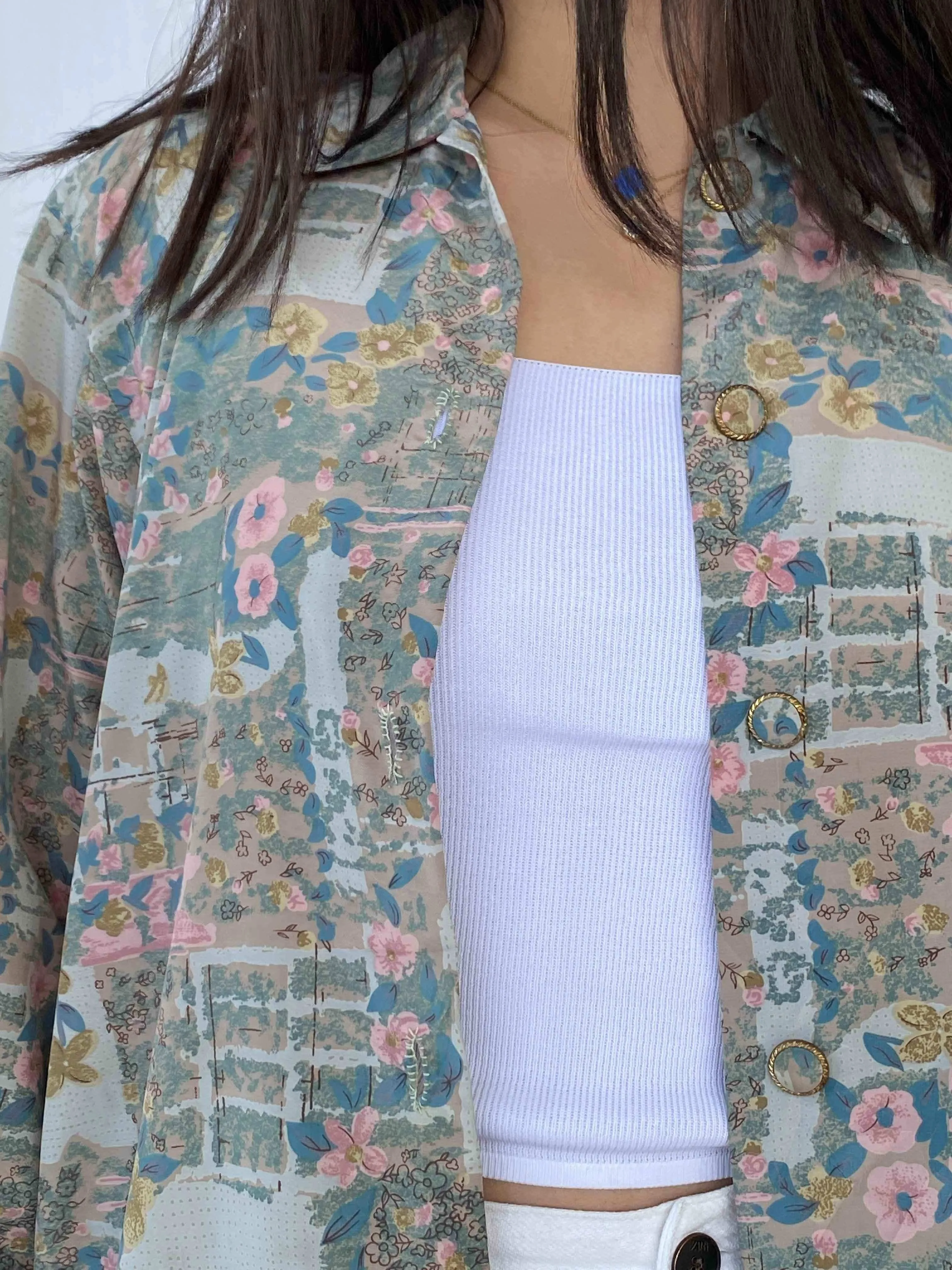 Vintage Handmade Printed Shirt