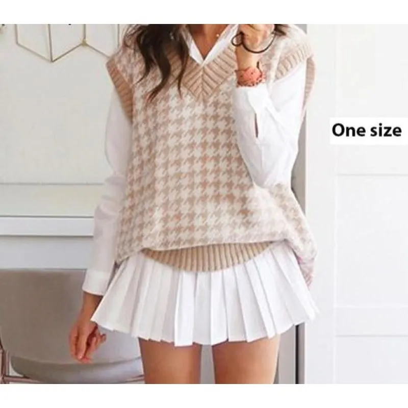 Women's Geometric Knitted Sweater