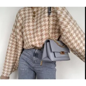 Women's Geometric Knitted Sweater