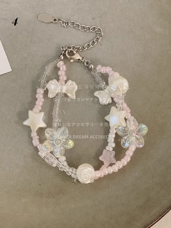 Y2K Macron Gummy Bear Necklace Ring Bracelet