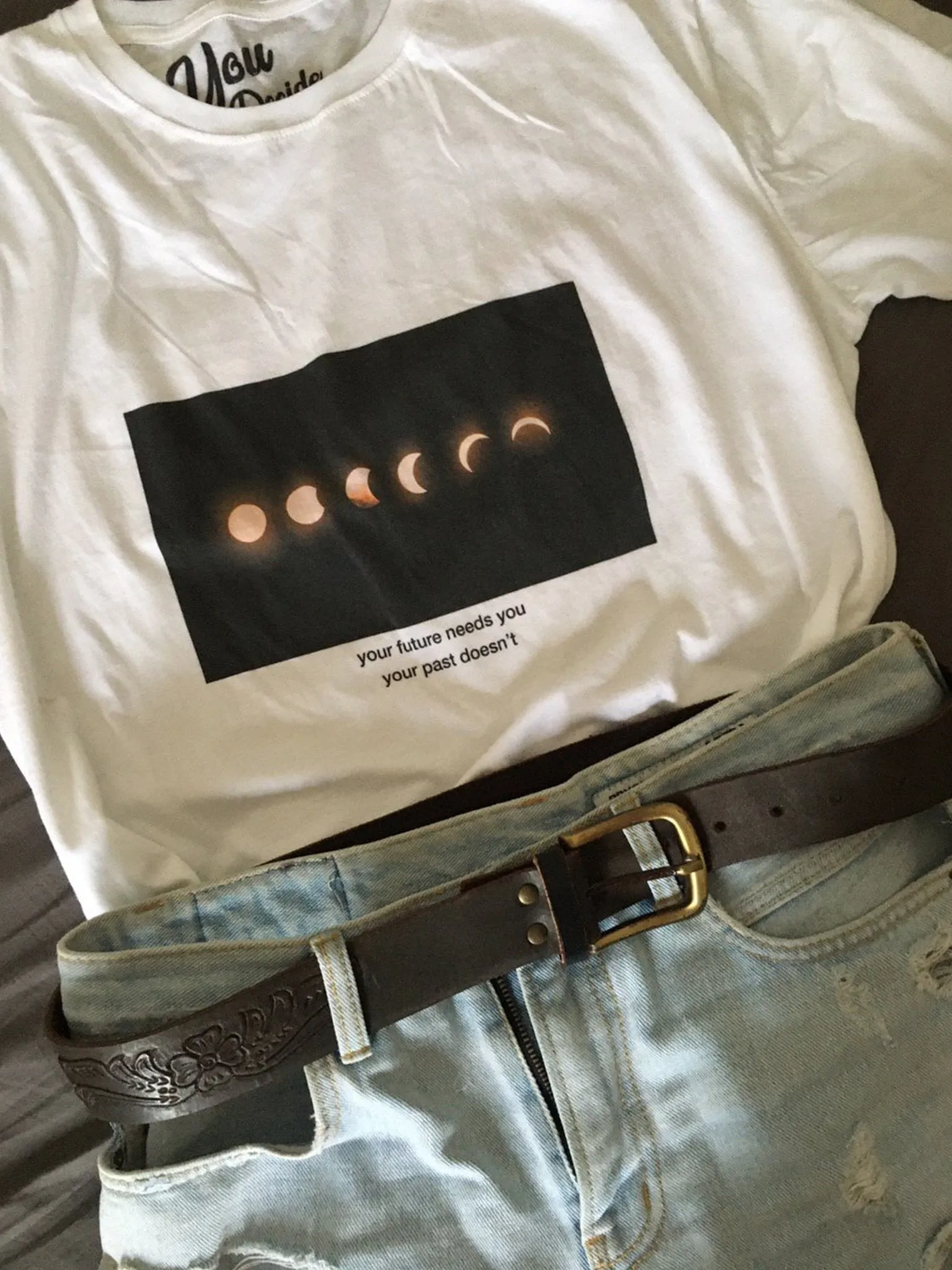your future needs you, your past doesn't T-Shirt